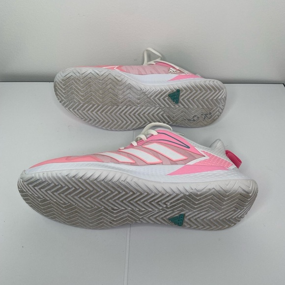 Adidas Defiant Speed Pink and White Athletic Shoes for Performance - Picture 4 of 6